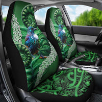 Tui Bird Koru Silver Fern Aotearoa Car Seat Cover