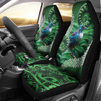 Tui Bird Koru Silver Fern Aotearoa Car Seat Cover