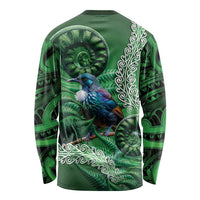 Tui Bird Koru Silver Fern Aotearoa Long Sleeve Shirt