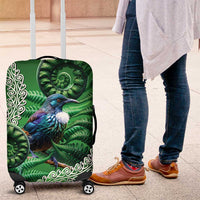 Tui Bird Koru Silver Fern Aotearoa Luggage Cover