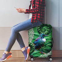 Tui Bird Koru Silver Fern Aotearoa Luggage Cover