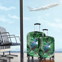 Tui Bird Koru Silver Fern Aotearoa Luggage Cover