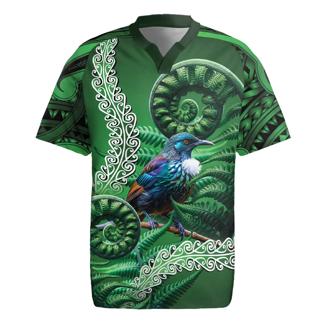 Tui Bird Koru Silver Fern Aotearoa Rugby Jersey
