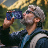 Tui Bird Matariki Galaxy 4 in 1 Can Cooler Tumbler Koru Silver Fern Aotearoa LT9 - Polynesian Pride