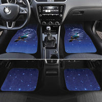 Tui Bird Matariki Galaxy Car Mats Koru Silver Fern Aotearoa