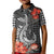 Hawaii Fish Hook Kid Polo Shirt Polynesian Vintage Vibes LT9 Kid Black - Polynesian Pride