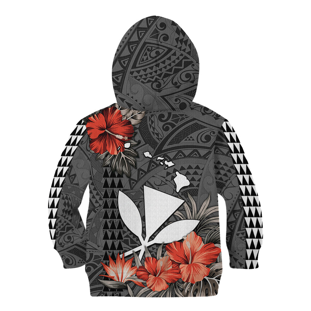 Hawaii Kanaka Maoli Kid Hoodie Polynesian Vintage Vibes LT9 - Polynesian Pride
