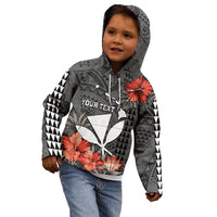 Personalised Hawaii Kanaka Maoli Kid Hoodie Polynesian Vintage Vibes LT9 - Polynesian Pride