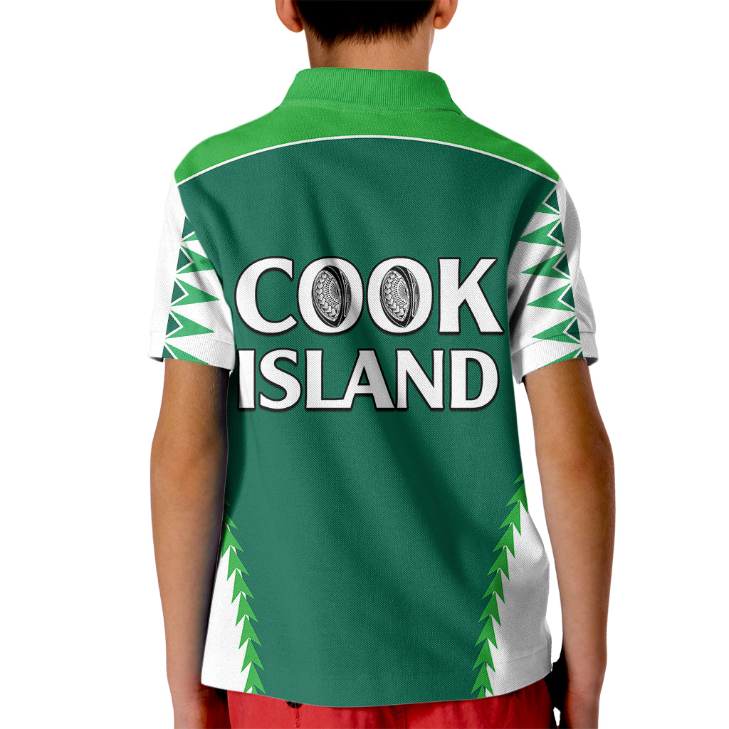 Polynesian Pride Cook Islands Rugby Kid Polo Shirt No1 LT9 - Polynesian Pride