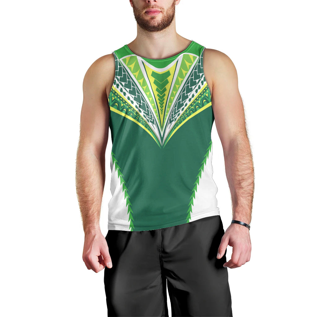 Polynesian Pride Cook Islands Rugby Men Tank Top No1 LT9 - Polynesian Pride