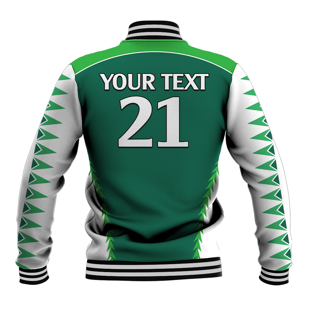 Personalised Polynesian Pride Cook Islands Rugby Baseball Jacket No1 LT9 - Polynesian Pride