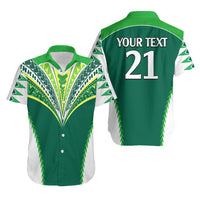 Personalised Polynesian Pride Cook Islands Rugby Hawaiian Shirt No1 LT9 - Polynesian Pride