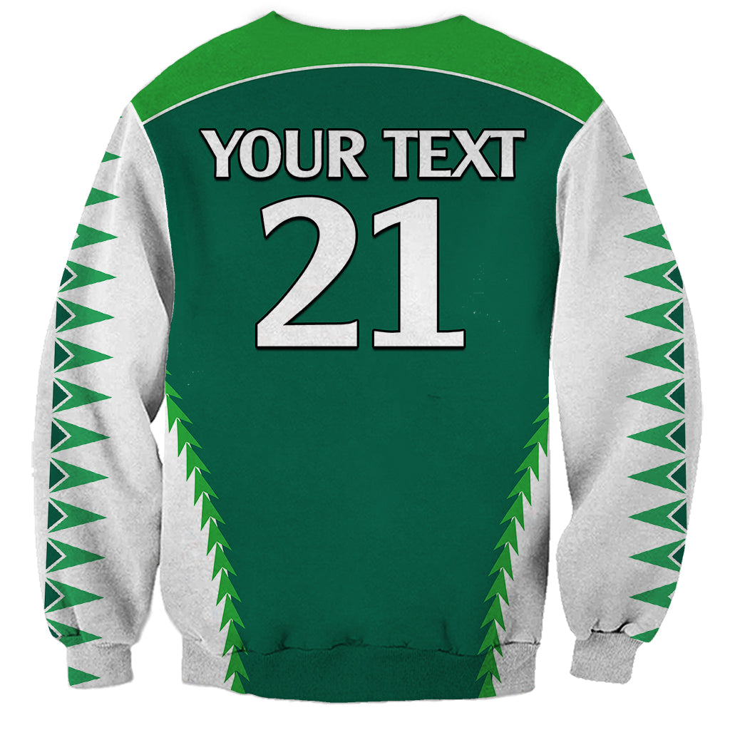 Personalised Polynesian Pride Cook Islands Rugby Sweatshirt No1 LT9 - Polynesian Pride