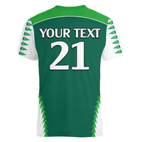 Personalised Polynesian Pride Cook Islands Rugby Women V Neck T Shirt No1 LT9 - Polynesian Pride