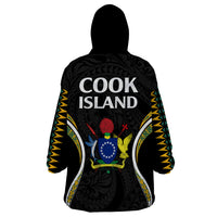 Polynesian Pride Cook Islands Wearable Blanket Hoodie Tribal Wave Style LT9 - Polynesian Pride