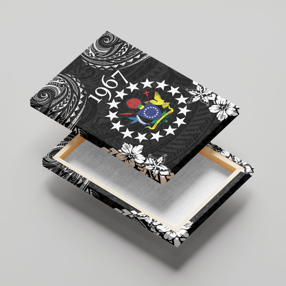 Cook Islands Ra o te Ui Ariki Est 1967 Canvas Wall Art