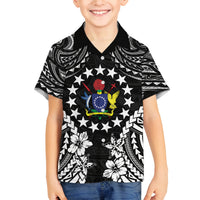 Cook Islands Ra o te Ui Ariki Est 1967 Family Matching Long Sleeve Bodycon Dress and Hawaiian Shirt