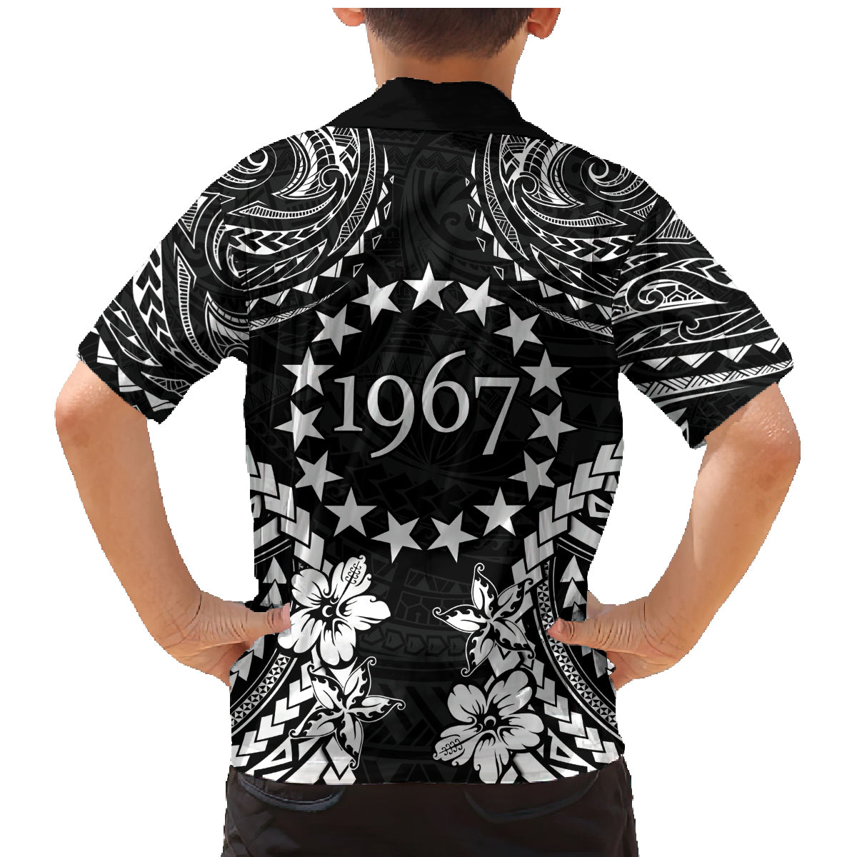 Cook Islands Ra o te Ui Ariki Est 1967 Family Matching Mermaid Dress and Hawaiian Shirt