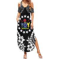 Cook Islands Ra o te Ui Ariki Est 1967 Family Matching Summer Maxi Dress and Hawaiian Shirt