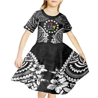 Cook Islands Ra o te Ui Ariki Est 1967 Kid Short Sleeve Dress LT9 - Polynesian Pride