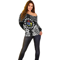 Cook Islands Ra o te Ui Ariki Est 1967 Off Shoulder Sweater