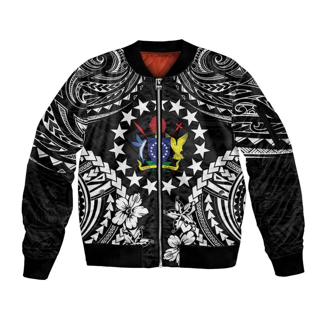 Cook Islands Ra o te Ui Ariki Est 1967 Sleeve Zip Bomber Jacket