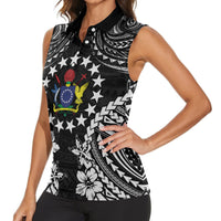 Cook Islands Ra o te Ui Ariki Est 1967 Women Sleeveless Polo Shirt