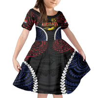 Kiribati 45th Anniversary Independence Day Family Matching Long Sleeve Bodycon Dress and Hawaiian Shirt Since 1979