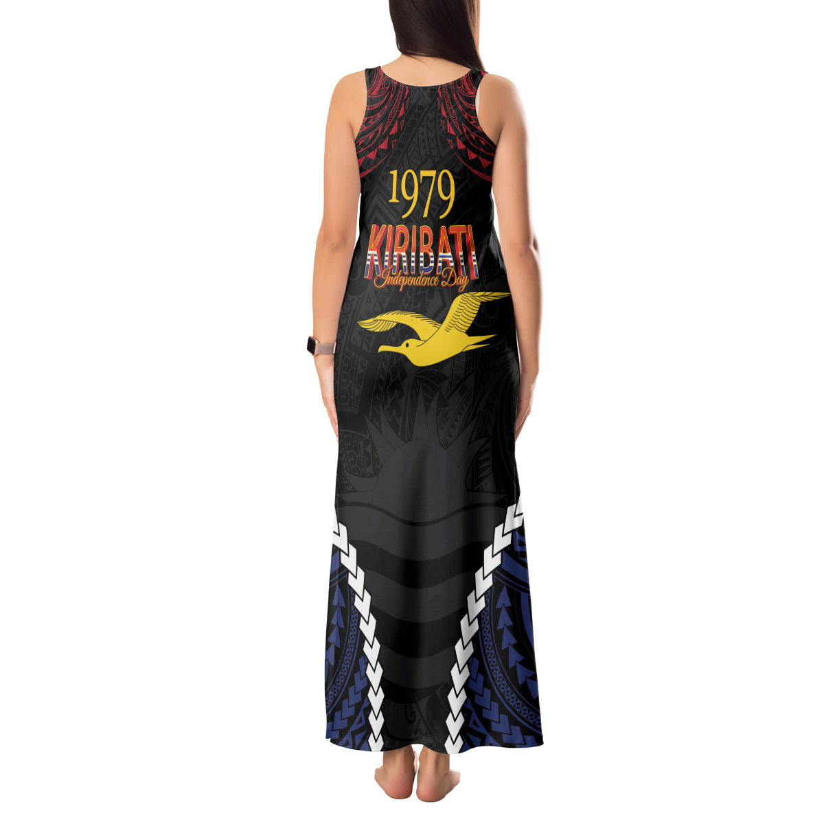 Kiribati 45th Anniversary Independence Day Tank Maxi Dress Since 1979