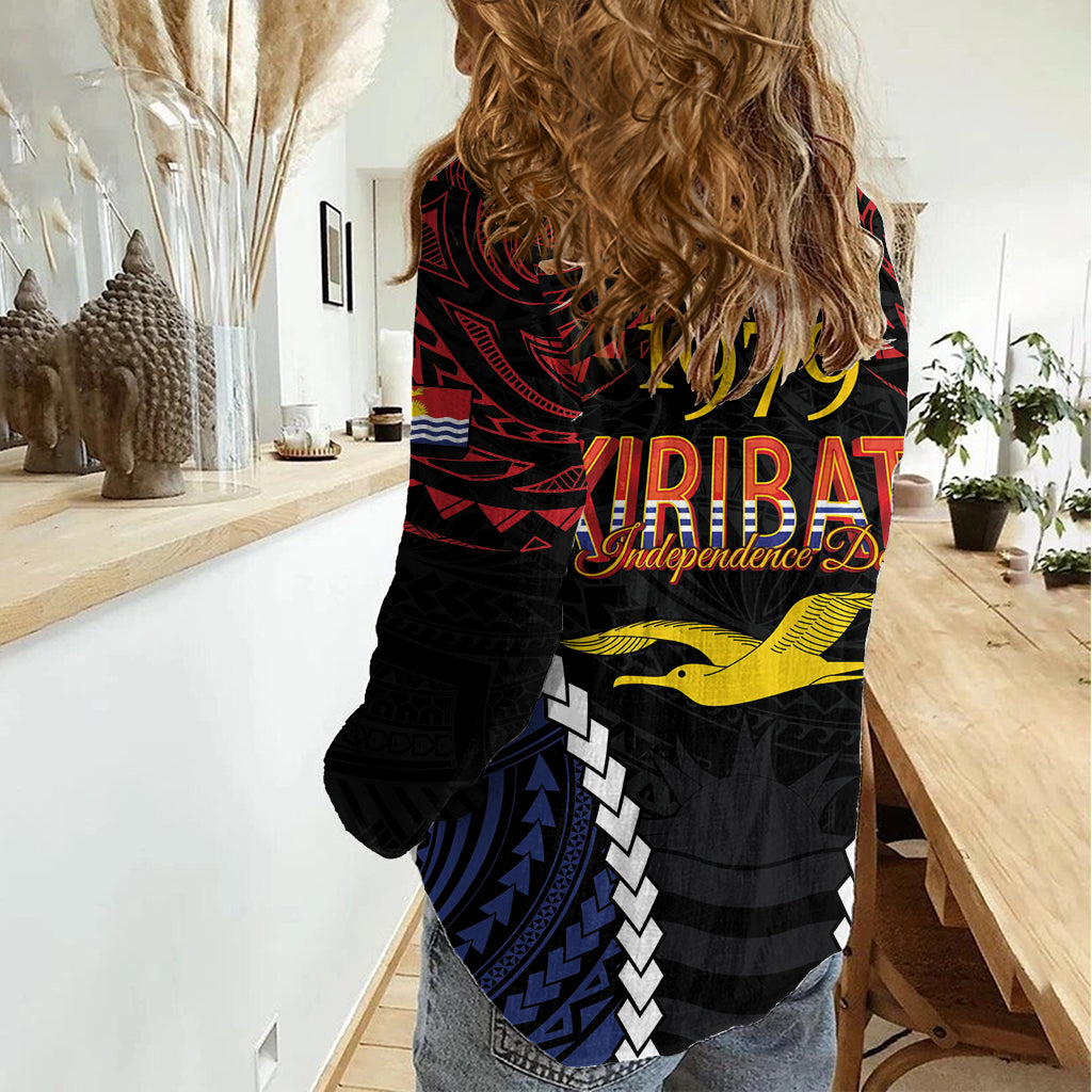 Kiribati 45th Anniversary Independence Day Women Casual Shirt Since 1979