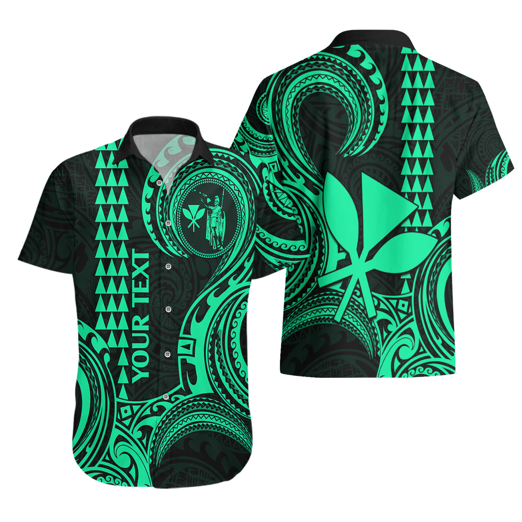 Custom King Kamehameha Day Hawaii Hawaiian Shirt Paradise of the Pacific Tribal Kakau - Green LT9 - Polynesian Pride