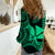 Custom King Kamehameha Day Hawaii Women Casual Shirt Paradise of the Pacific Tribal Kakau - Green LT9 - Polynesian Pride