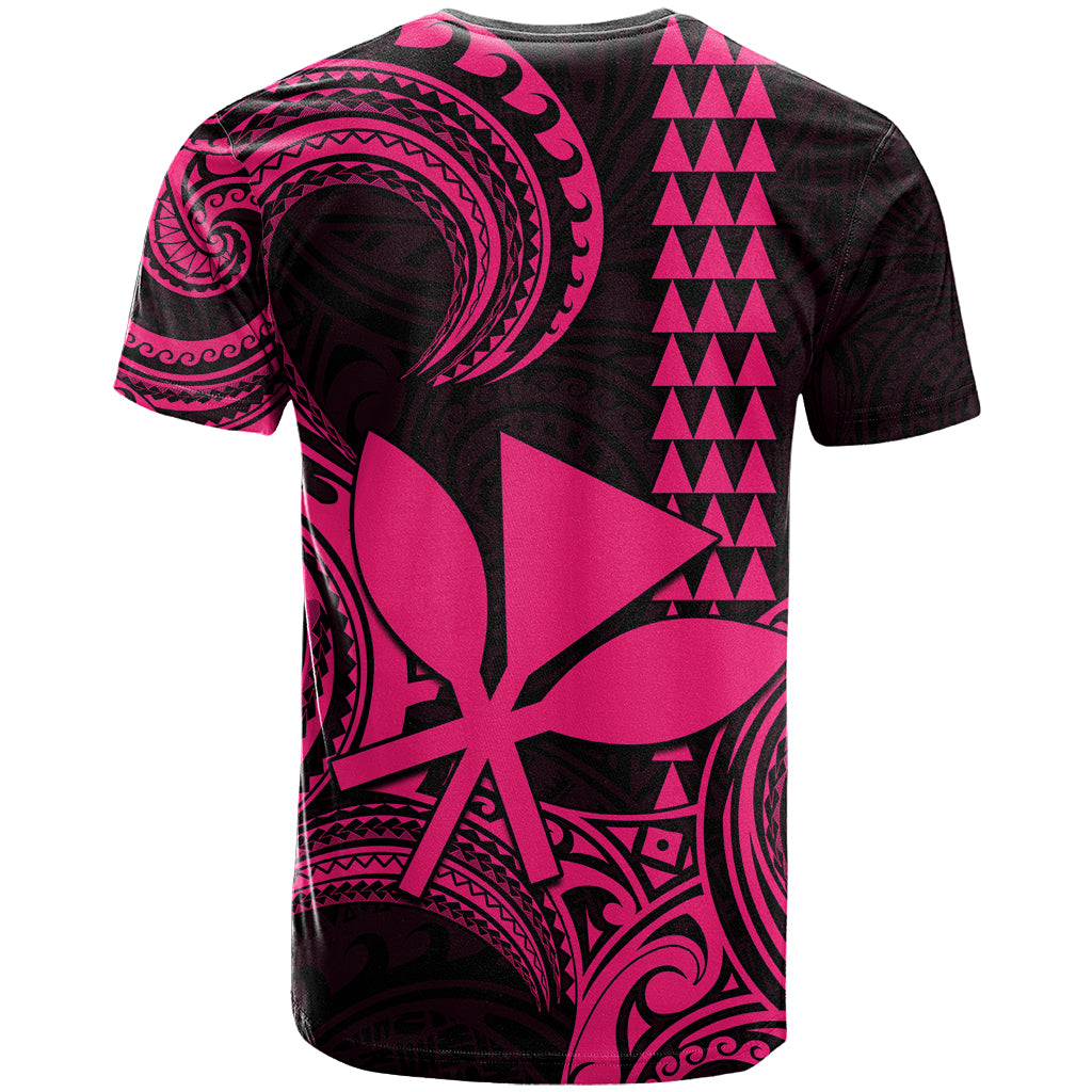 Custom King Kamehameha Day Hawaii T Shirt Paradise of the Pacific Tribal Kakau Pink LT9 - Polynesian Pride