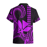 Custom King Kamehameha Day Hawaii Hawaiian Shirt Paradise of the Pacific Tribal Kakau - Purple LT9 - Polynesian Pride