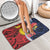 Flag of Kiribati Polynesian Pattern Bathroom Set Est 1979 With Tropical Flowers - Polynesian Pride