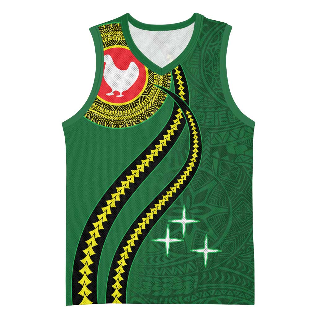 Manua Islands Polynesian Style Basketball Jersey - Polynesian Pride