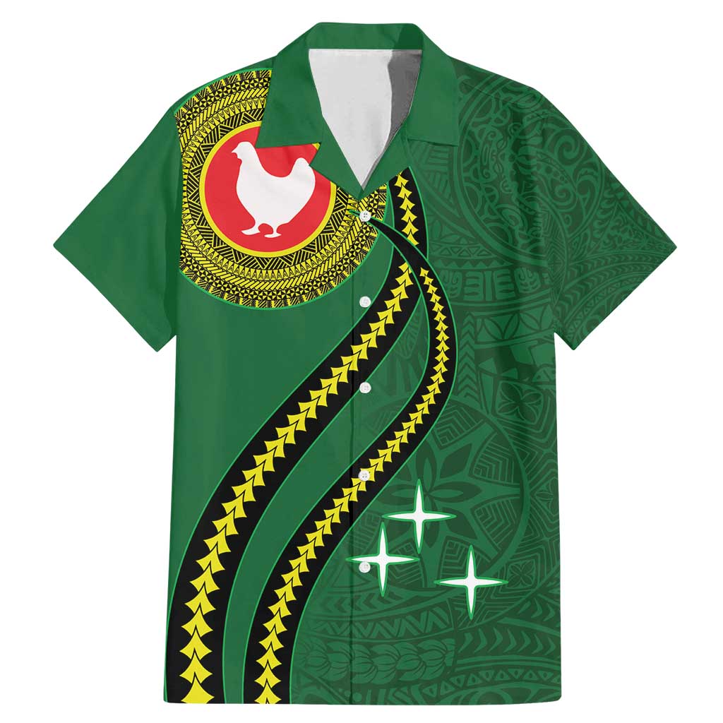 Manua Islands Polynesian Style Family Matching Mermaid Dress and Hawaiian Shirt