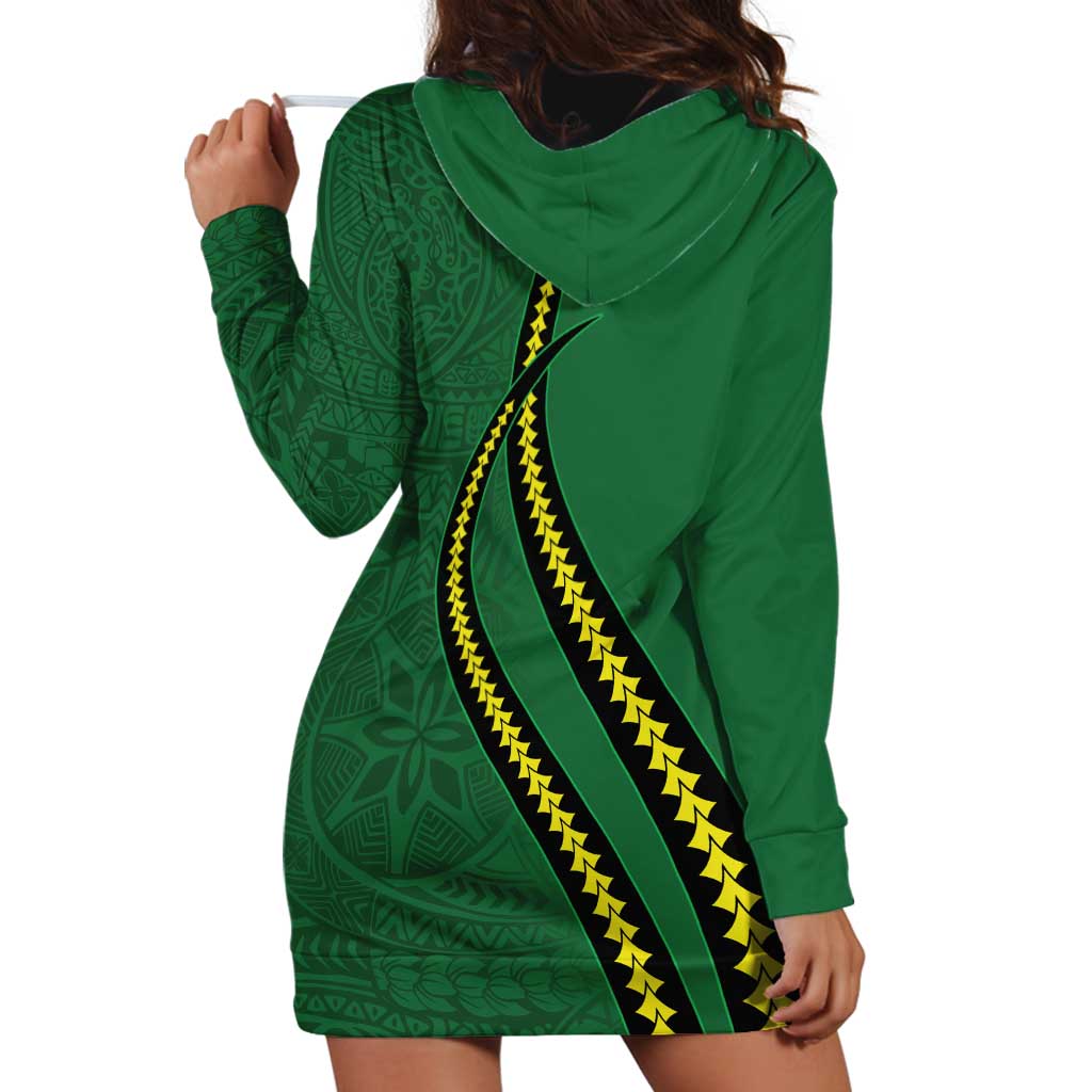 Manua Islands Polynesian Style Hoodie Dress