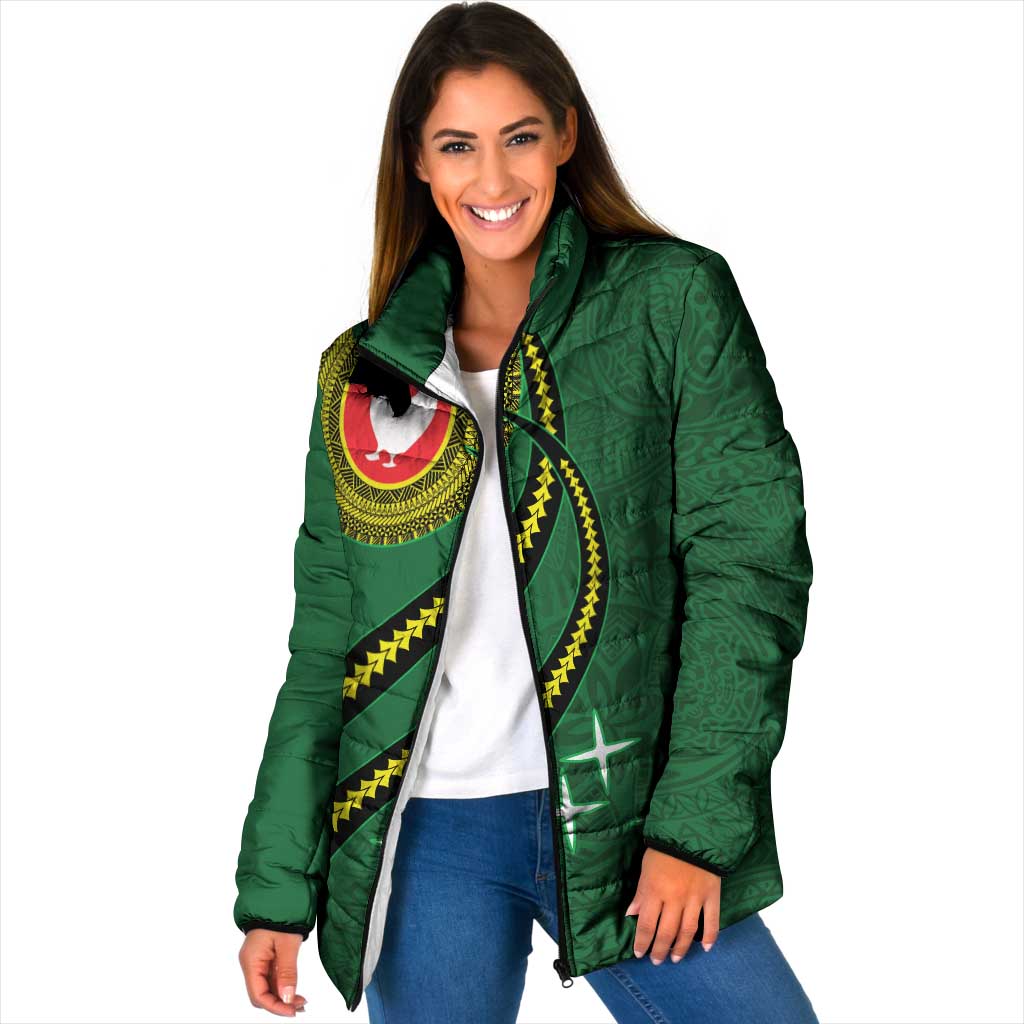 Manua Islands Polynesian Style Padded Jacket - Polynesian Pride