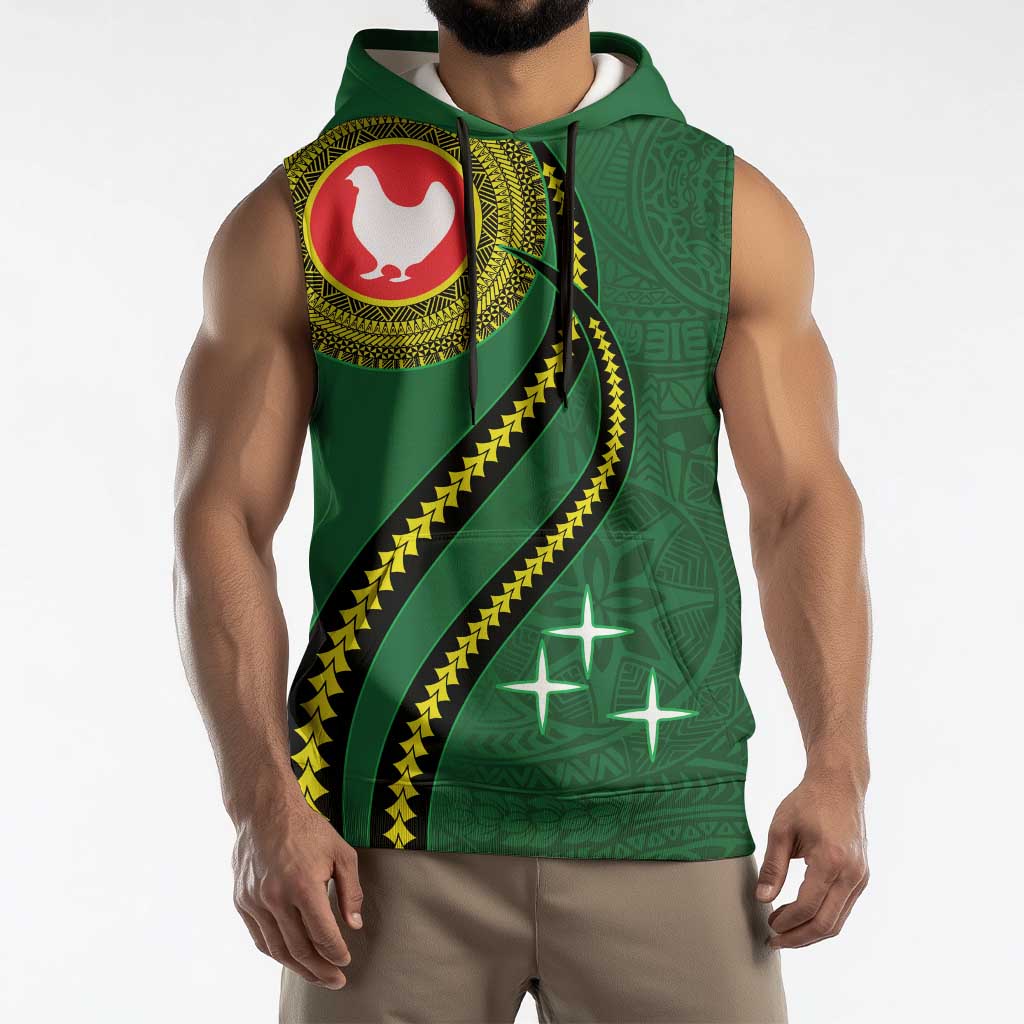 Manua Islands Polynesian Style Sleeveless Hoodie - Polynesian Pride