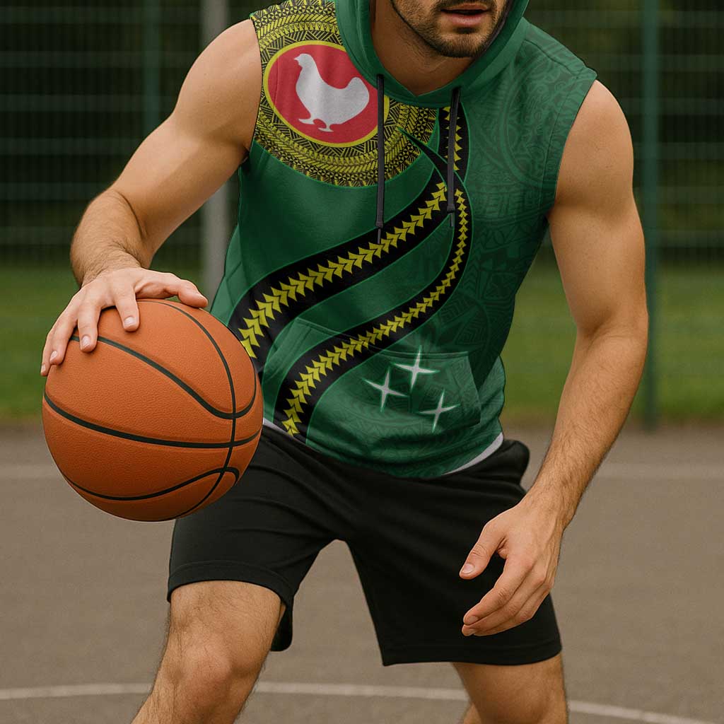 Manua Islands Polynesian Style Sleeveless Hoodie - Polynesian Pride