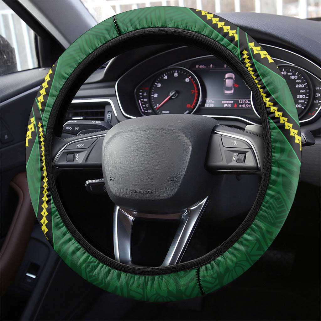 Manua Islands Polynesian Style Steering Wheel Cover
