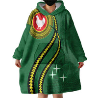 Manua Islands Polynesian Style Wearable Blanket Hoodie