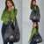 Custom New Zealand Taiaha Maori Grocery Bag Minimalist Silver Fern All Black - Polynesian Pride