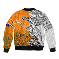 personalised-fiji-australia-rugby-sleeve-zip-bomber-jacket-world-cup-2023-polynesia-tapa-mixed-indigenous-aboriginal