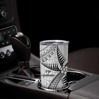 Australia-Fiji Palm and Kangaroo Custom Tumbler Cup Polynesia Tapa Mixed Indigenous Aboriginal LT9 - Polynesian Pride