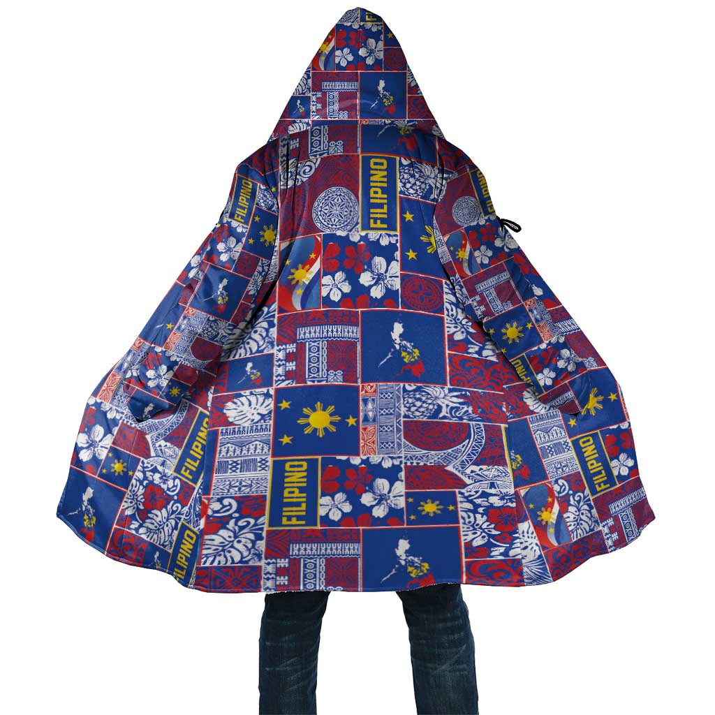 Filipino Maligayang Pasko Cloak Pacific Patchwork Xmas Vibes - Polynesian Pride
