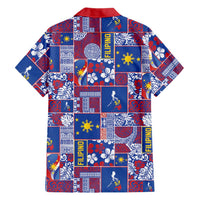Filipino Maligayang Pasko Family Matching Tank Maxi Dress and Hawaiian Shirt Pacific Patchwork Xmas Vibes - Polynesian Pride