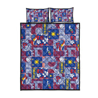 Filipino Maligayang Pasko Quilt Bed Set Pacific Patchwork Xmas Vibes - Polynesian Pride