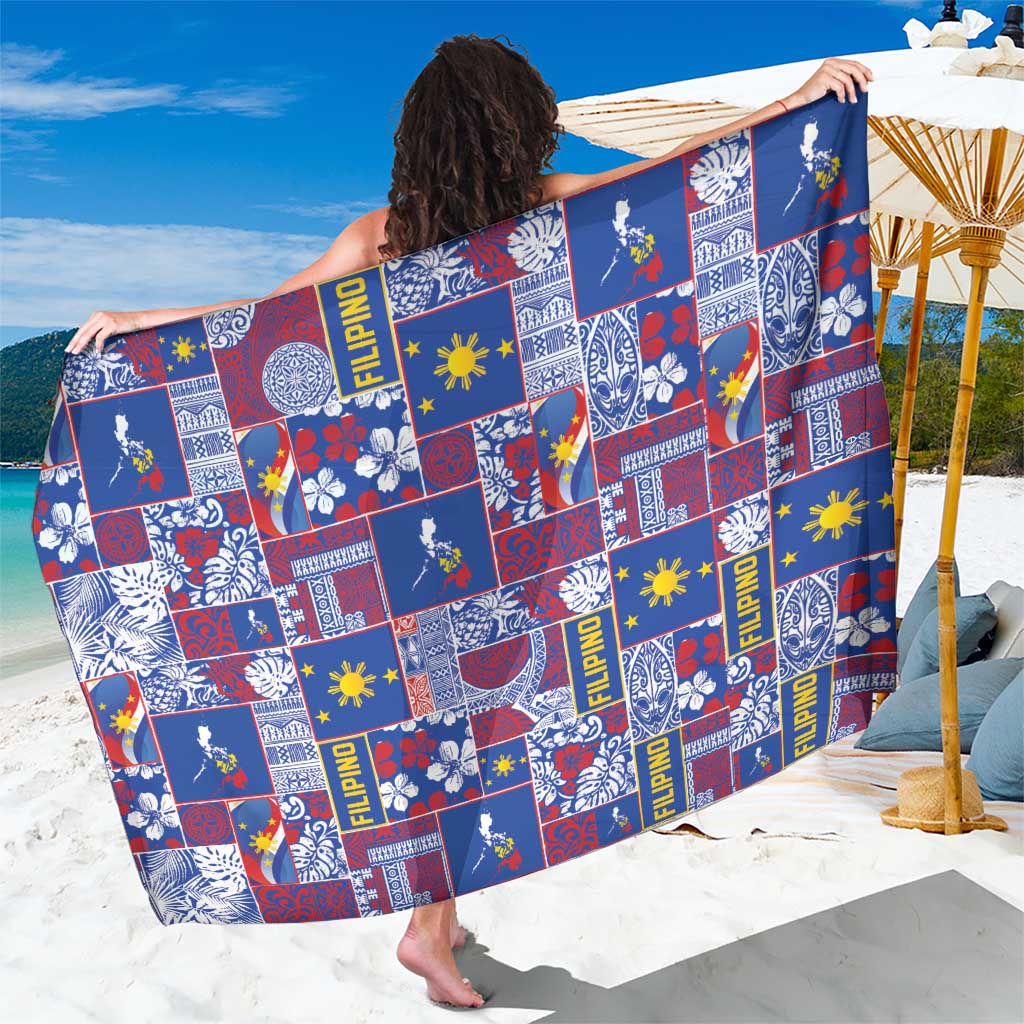 Filipino Maligayang Pasko Sarong Pacific Patchwork Xmas Vibes - Polynesian Pride